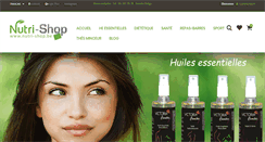 Desktop Screenshot of nutri-shop.be