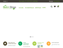 Tablet Screenshot of nutri-shop.be